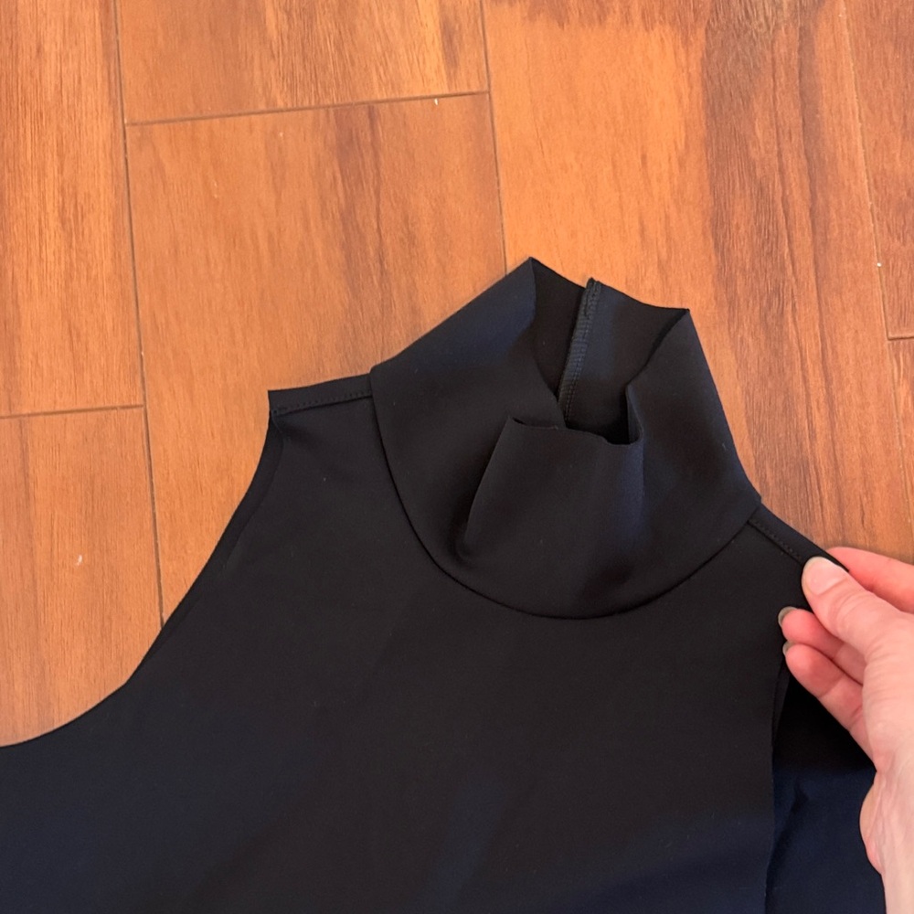 Commando Women's Neoprene Turtleneck Midi Dress XS - Picture 6 of 9